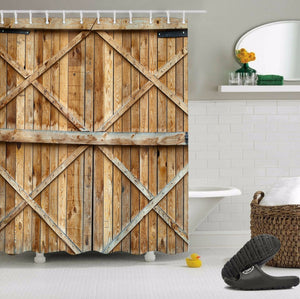 Wood Cover The Bathroom